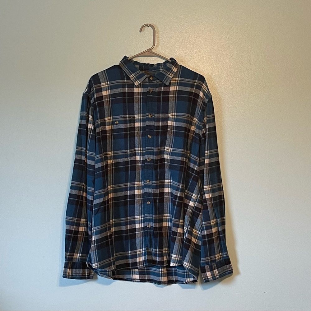 Men’s Sonoma Blue Plaid Flannel Shirt